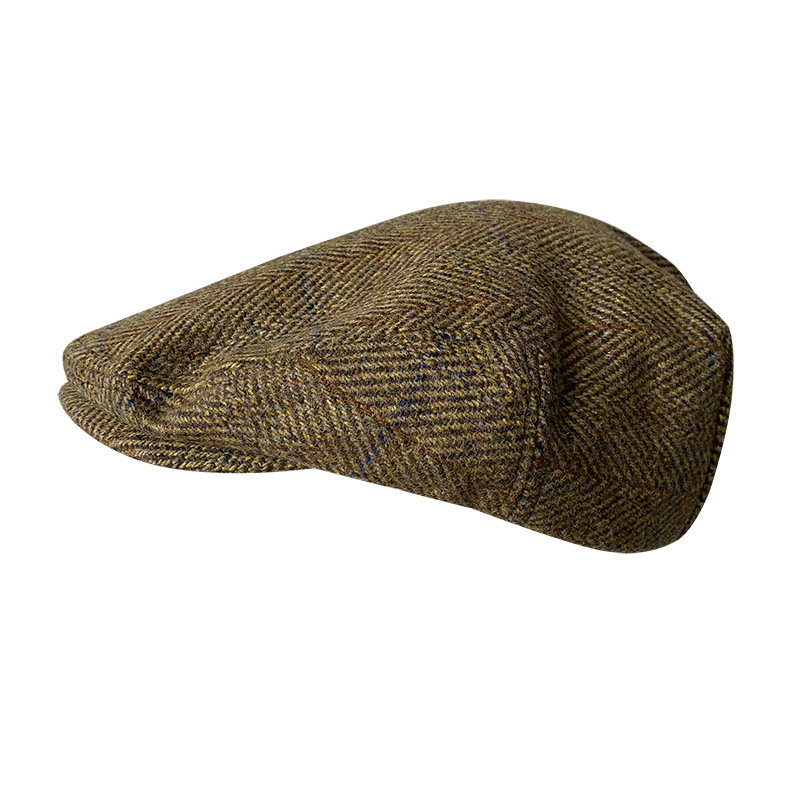 Casquette plate en laine rayée - Newsboy Cap Ivy avis et prix