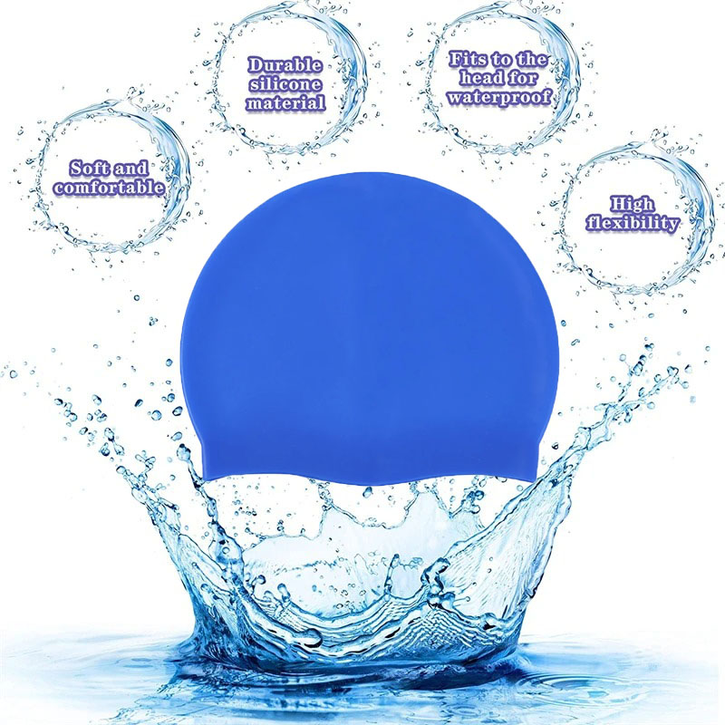 Bonnets de bain imperméables e - Swim Hat Silicone avis et prix
